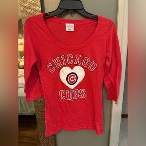 Chicago cubs red 3/4 sleeve